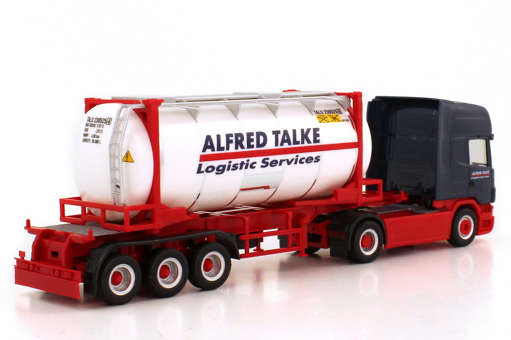 Foto 1:87 Scania R 440 Topline 2009 Fv Cv 20ft. Swapcontainer-Szg 2/3 Alfred Talke herpa 156875