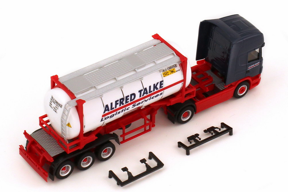 Foto 1:87 Scania R 440 Topline 2009 Fv Cv 20ft. Swapcontainer-Szg 2/3 Alfred Talke herpa 156875