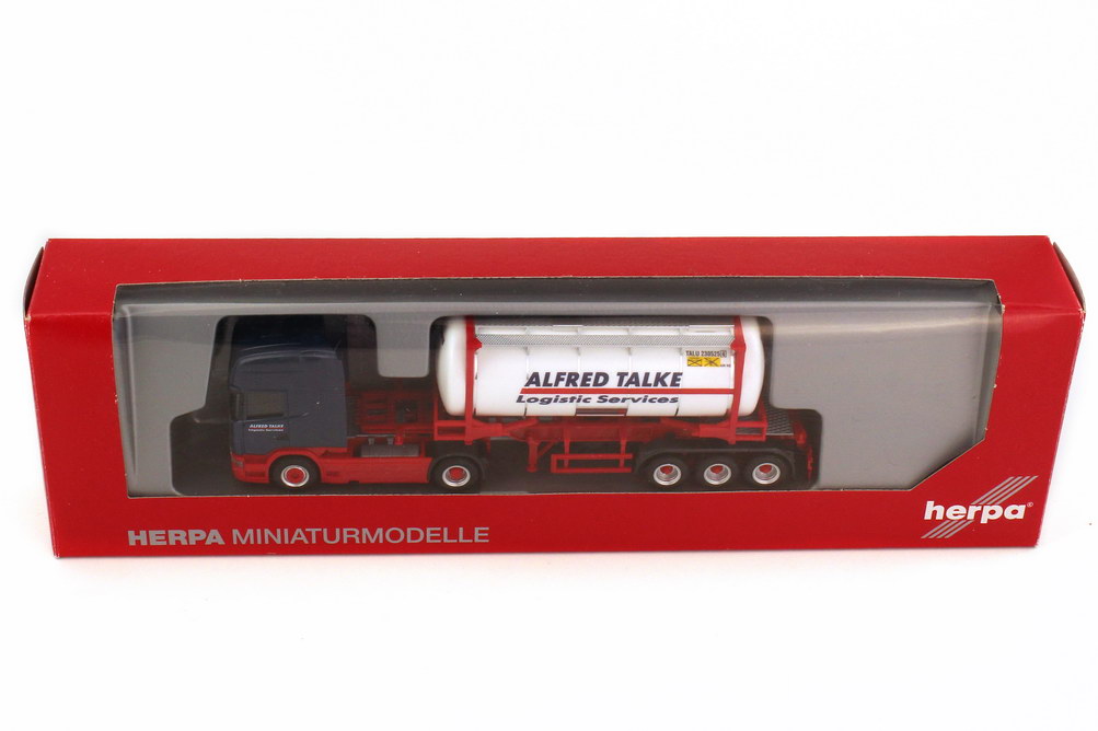 Foto 1:87 Scania R 440 Topline 2009 Fv Cv 20ft. Swapcontainer-Szg 2/3 Alfred Talke herpa 156875
