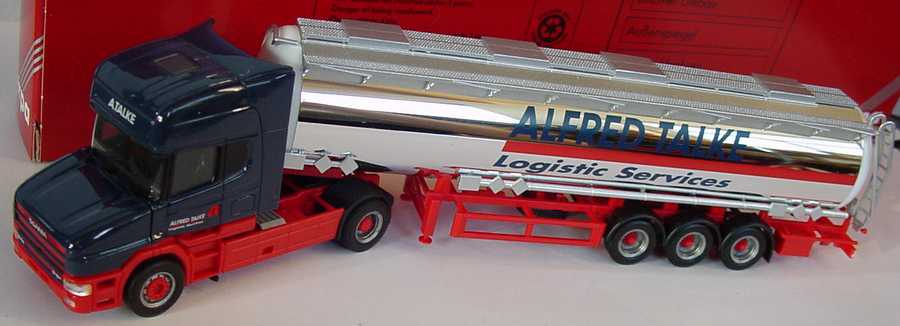 Foto 1:87 Scania T124 Topline Fv Cv ChromTankSzg 2/3 Alfred Talke herpa 147446
