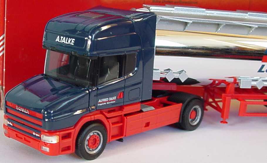 Foto 1:87 Scania T124 Topline Fv Cv ChromTankSzg 2/3 Alfred Talke herpa 147446