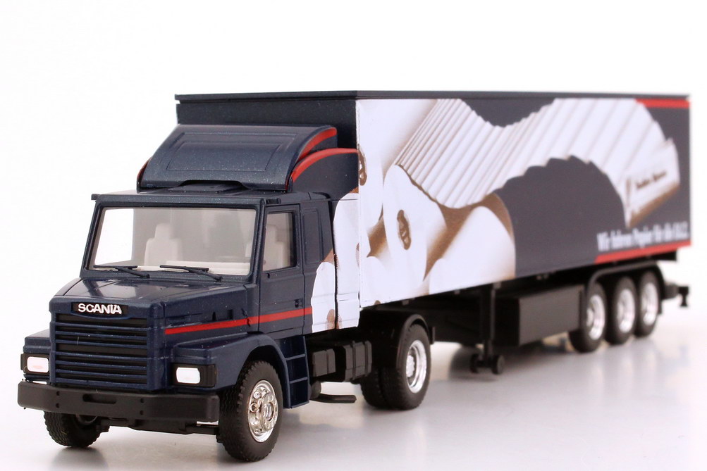 Foto 1:87 Scania T142 Fv KoSzg 2/3 Wir fahren Papier für die F.A.Z. herpa 844005