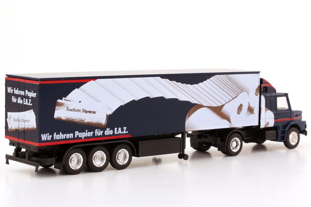 Foto 1:87 Scania T142 Fv KoSzg 2/3 Wir fahren Papier für die F.A.Z. herpa 844005