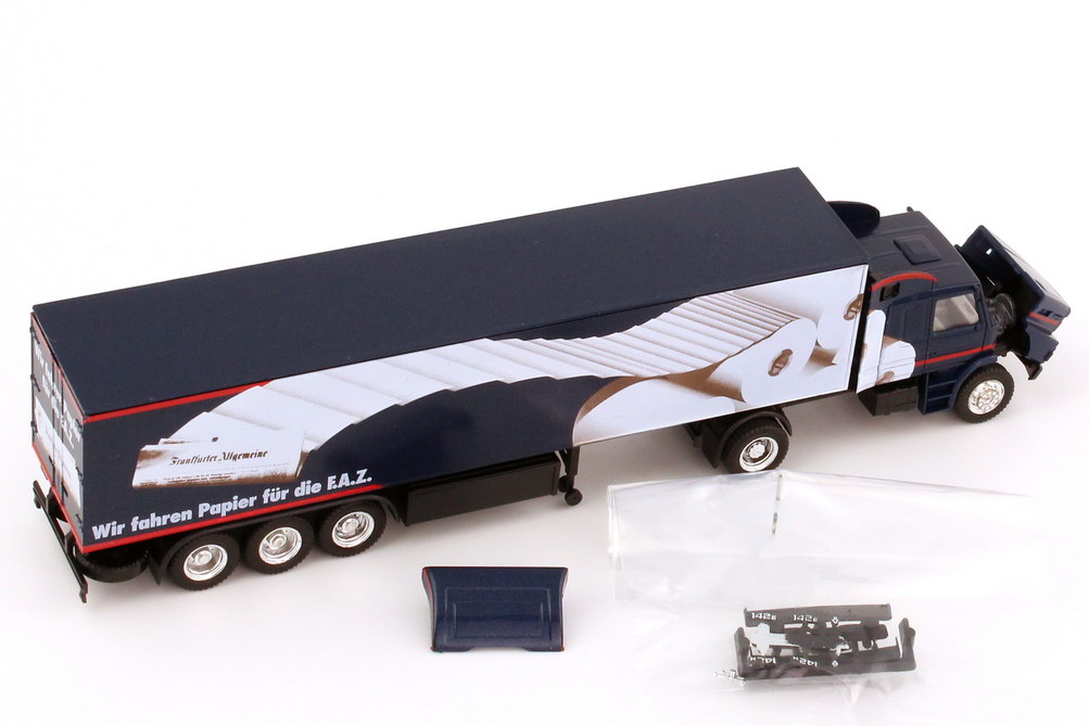 Foto 1:87 Scania T142 Fv KoSzg 2/3 Wir fahren Papier für die F.A.Z. herpa 844005