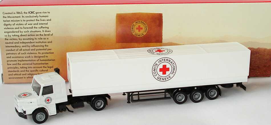 Foto 1:87 Scania T142 PPSzg 2/3 Comite International Geneve (The Best of Red Cross) herpa