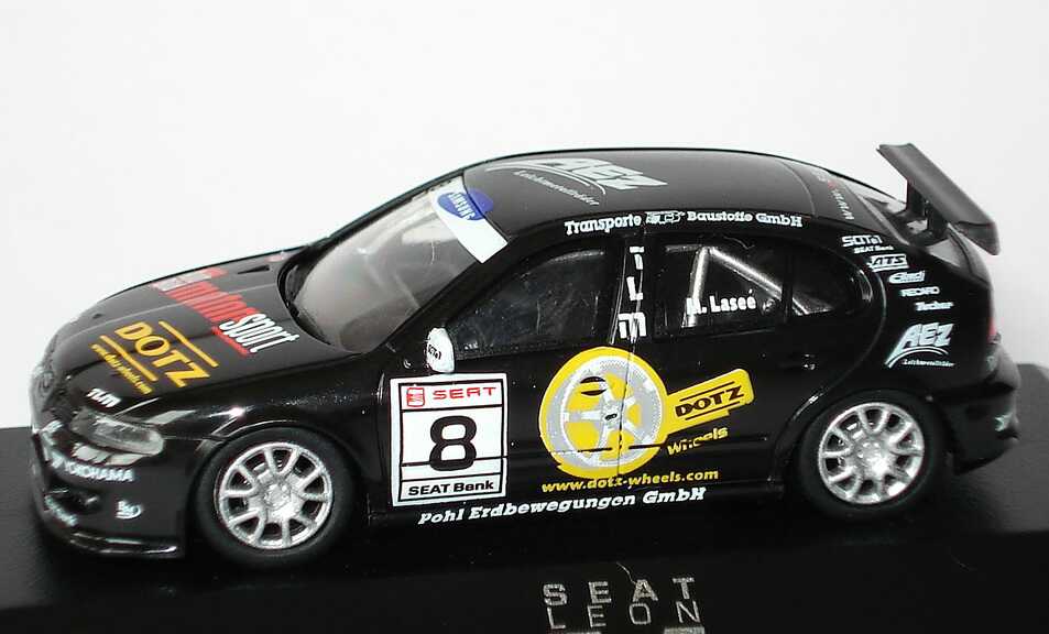 Foto 1:87 Seat Leon Cupra R Super Copa 2005 AEZ, Dotz Nr.8, Marcel Lasée herpa 038041