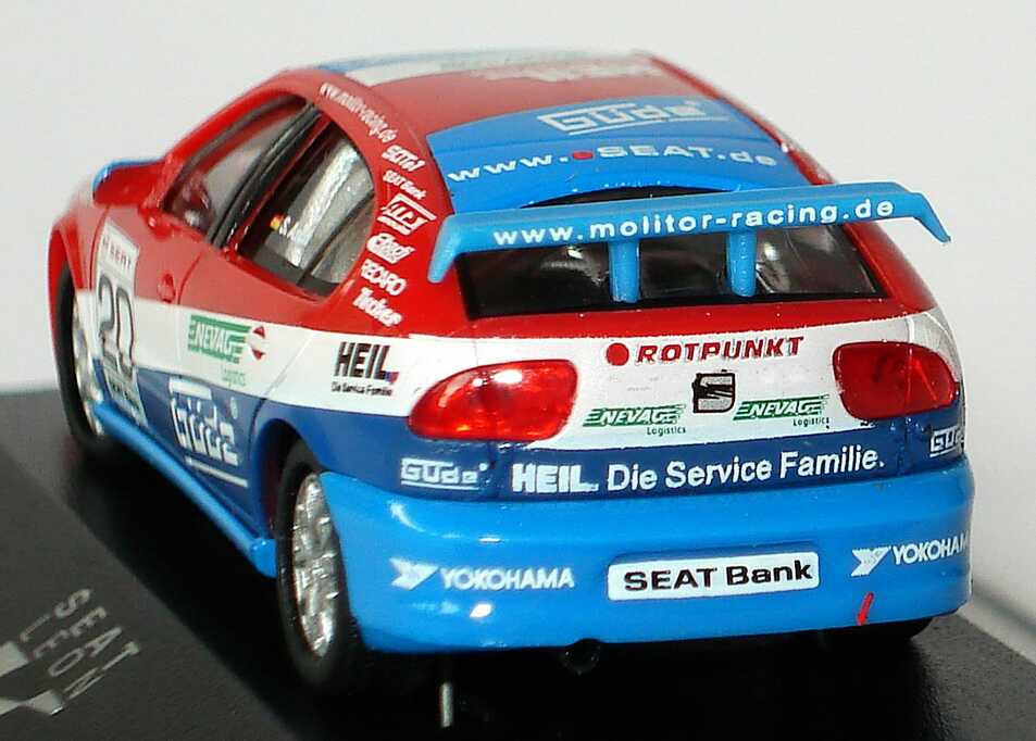 Foto 1:87 Seat Leon Cupra R Super Copa 2005 Molitor Racing, Güde Nr.20, Sebastian Asch herpa 038065