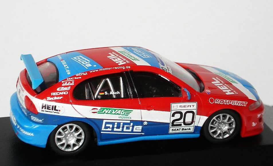 Foto 1:87 Seat Leon Cupra R Super Copa 2005 Molitor Racing, Güde Nr.20, Sebastian Asch herpa 038065