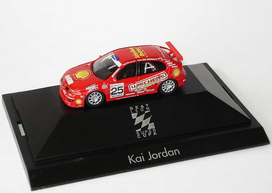 Foto 1:87 Seat Leon Cupra R Super Copa 2005 RSG, Wiechers, Shell Nr.25, Kai Jordan herpa 038089