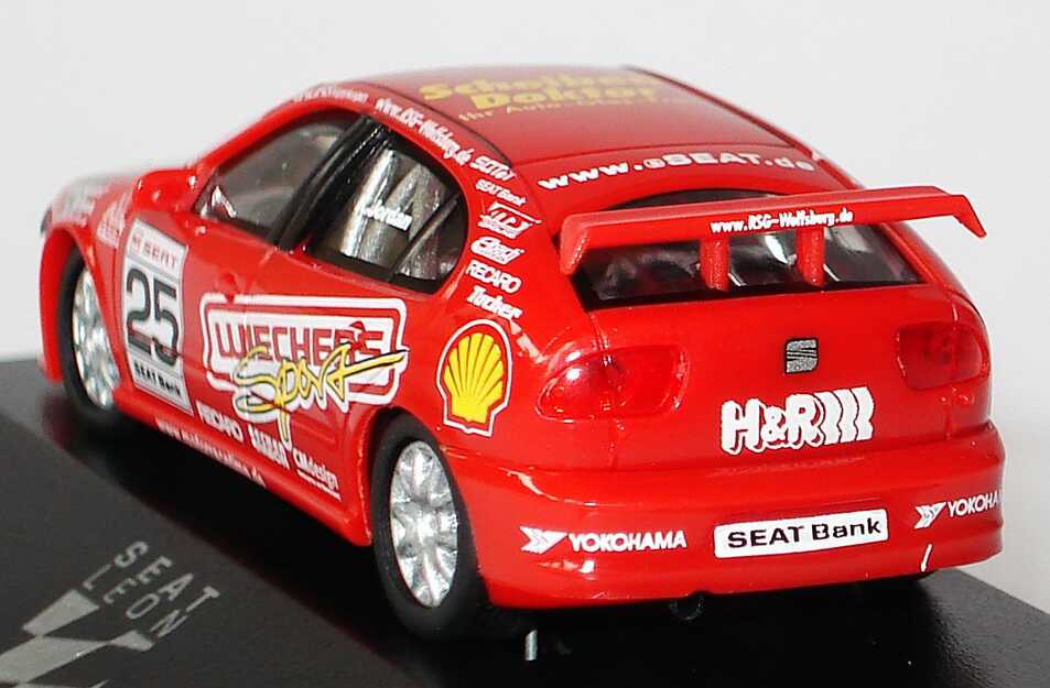 Foto 1:87 Seat Leon Cupra R Super Copa 2005 RSG, Wiechers, Shell Nr.25, Kai Jordan herpa 038089