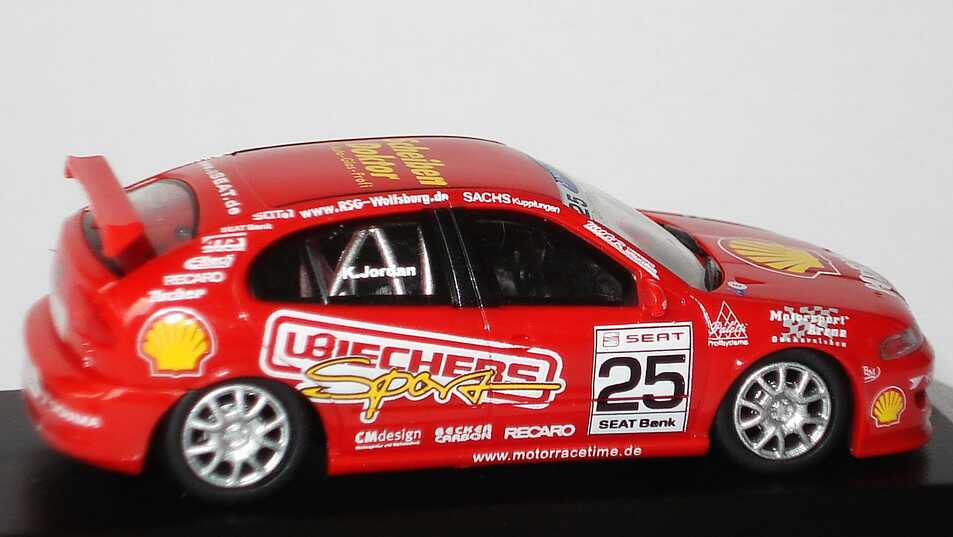 Foto 1:87 Seat Leon Cupra R Super Copa 2005 RSG, Wiechers, Shell Nr.25, Kai Jordan herpa 038089