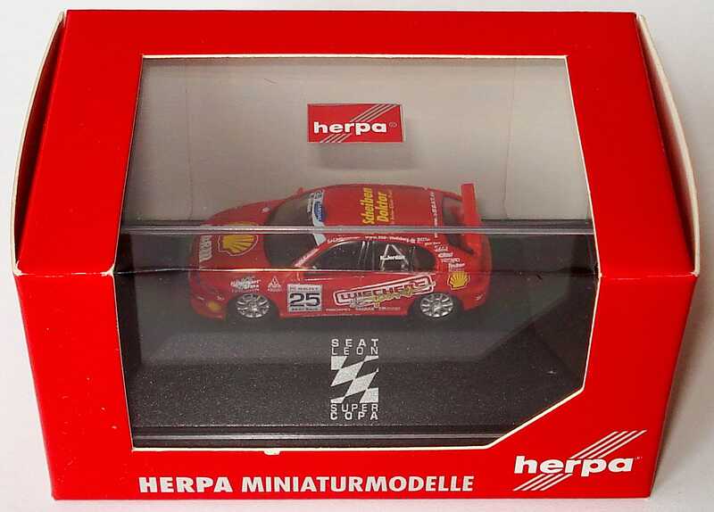 Foto 1:87 Seat Leon Cupra R Super Copa 2005 RSG, Wiechers, Shell Nr.25, Kai Jordan herpa 038089