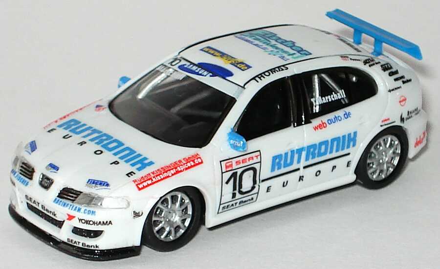 Foto 1:87 Seat Leon Cupra R Super Copa 2005 Rutronik Europe Nr.10, Thomas Marschall, ohne PC-Box herpa 038058