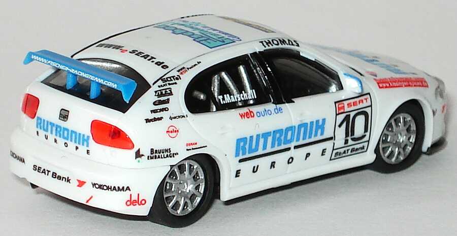 Foto 1:87 Seat Leon Cupra R Super Copa 2005 Rutronik Europe Nr.10, Thomas Marschall, ohne PC-Box herpa 038058