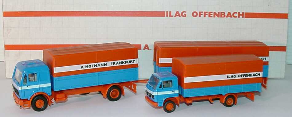 Foto 1:87 Setpackung Ilag Offenbach + A. Hofmann Frankfurt (VW-MAN 2a PP + MB PPHgz 2/3) herpa