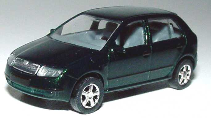 Foto 1:87 Skoda Fabia 5türig dunkelgrün-met. Kaden