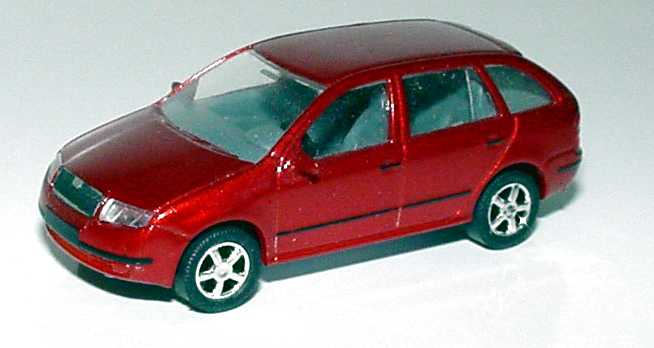 Foto 1:87 Skoda Fabia Kombi weinrot-met. Kaden