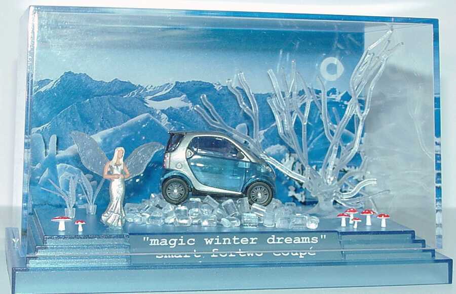 Foto 1:87 Smart Fortwo Coupé Magic winter dreams Christmas 2005 (Weihnachts-Diorama) Werbemodell Busch Q0022314V001C59Q00