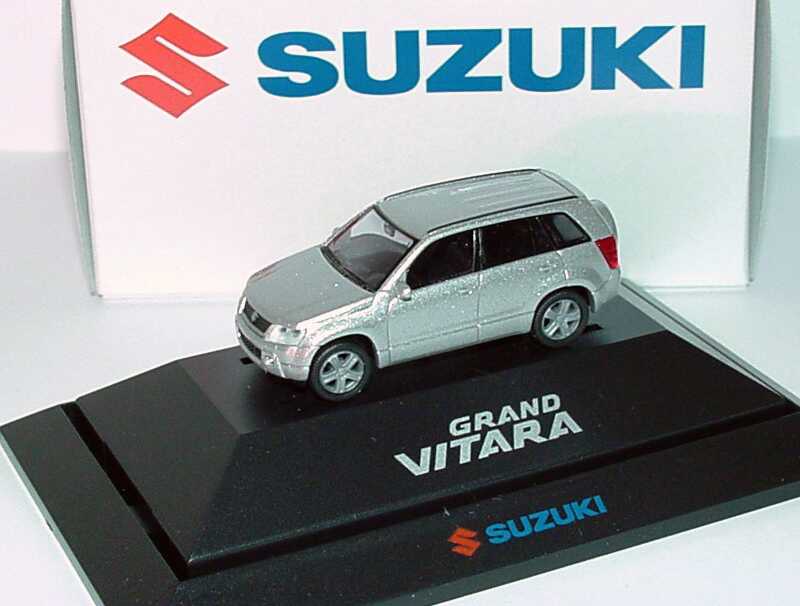 Foto 1:87 Suzuki Grand Vitara 5türig silber-met. Werbemodell Rietze 990E0-65J26-000