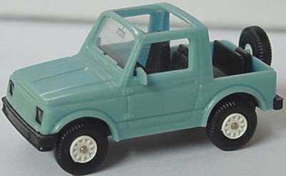 Foto 1:87 Suzuki SJ 410 Cabrio hellblau Rietze