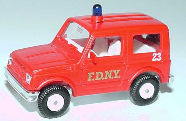 Foto 1:87 Suzuki SJ 410 F.D.N.Y., 23  (Fire Dept. New York) Rietze