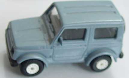 Foto 1:87 Suzuki SJ 410 mit Kotflügelverbreiterung blaugrau-met. Rietze