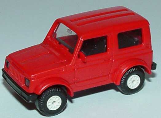 Foto 1:87 Suzuki SJ 410 mit Kotflügelverbreiterung rot Rietze