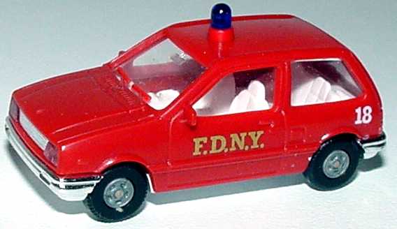 Foto 1:87 Suzuki Swift F.D.N.Y., 18 (Fire Dept. New York) Rietze