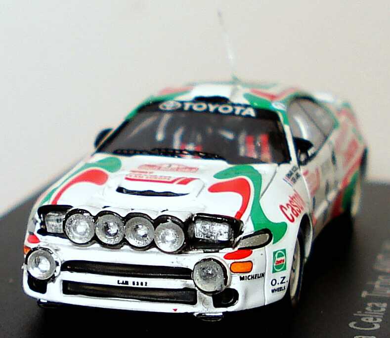 Foto 1:87 Toyota Celica Turbo 4WD Rallye Monte Carlo 1993 Castrol Nr.3, Auriol / Occelli (Siegerfahrzeug) Spark 87S023