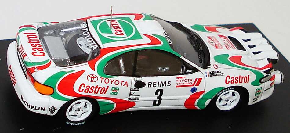 Foto 1:87 Toyota Celica Turbo 4WD Rallye Monte Carlo 1993 Castrol Nr.3, Auriol / Occelli (Siegerfahrzeug) Spark 87S023