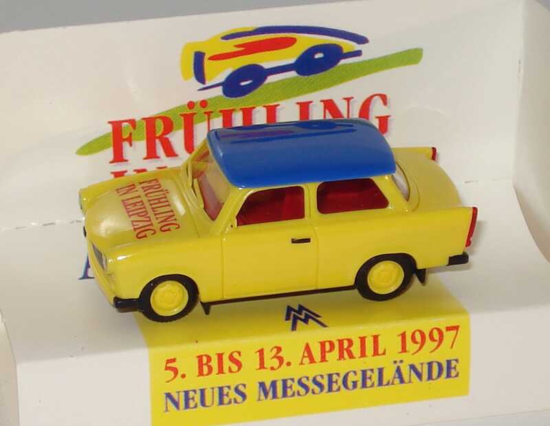 Foto 1:87 Trabant 601S Frühling in Leipzig, Auto Mobil International 1997 herpa 228145