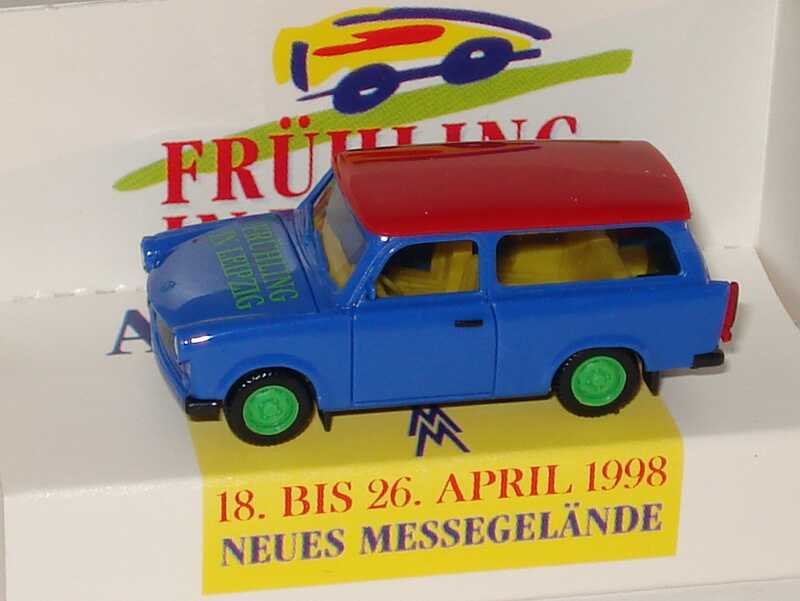 Foto 1:87 Trabant 601S Universal Frühling in Leipzig, Auto Mobil International 1998 herpa
