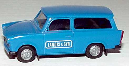 Foto 1:87 Trabant 601S Universal Landis & Gyr blau herpa