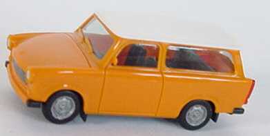 Foto 1:87 Trabant 601S Universal orange, Dach weiß herpa 020770