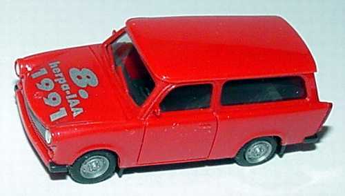 Foto 1:87 Trabant 601S Universal rot 8. Herpa-IAA 1991 herpa