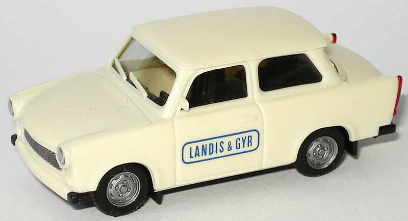 Foto 1:87 Trabant 601S Landis & Gyr grauweiß herpa