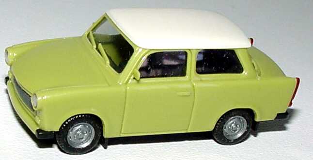 Foto 1:87 Trabant 601S pastellgrün, Dach weiß herpa 3086