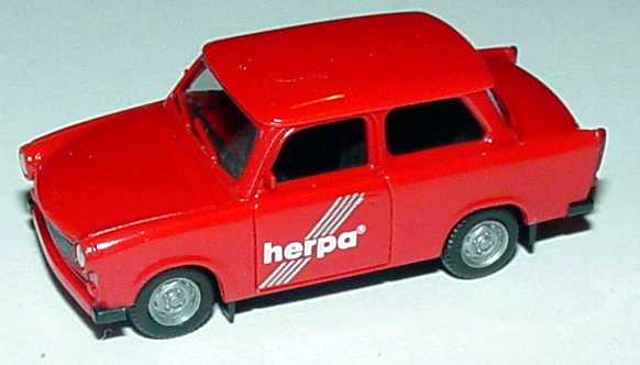 Foto 1:87 Trabant 601S rot Herpa herpa