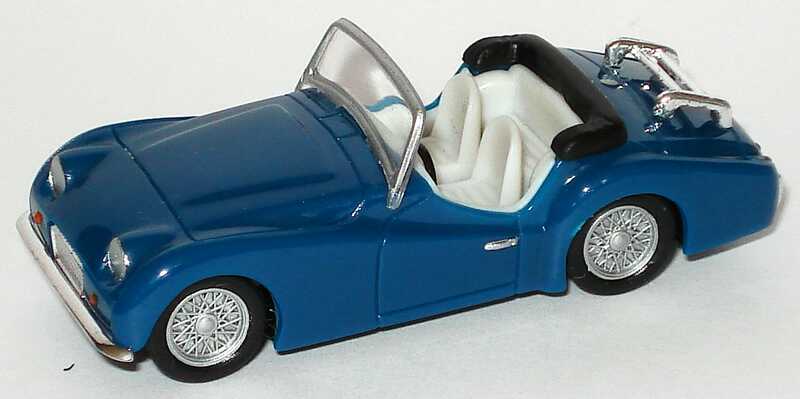 Foto 1:87 Triumph TR3 petrolblau herpa 022316