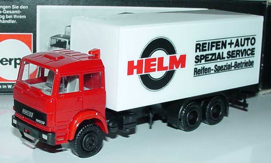 Foto 1:87 Unic Iveco 3a Ko-LKW Helm - Reifen + Auto Spezialservice herpa