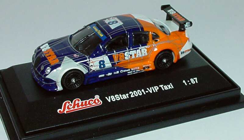 Foto 1:87 V8 Star 2001 Jaguar S-Type VIP Taxi, V8 Star Nr.8, Heger Schuco