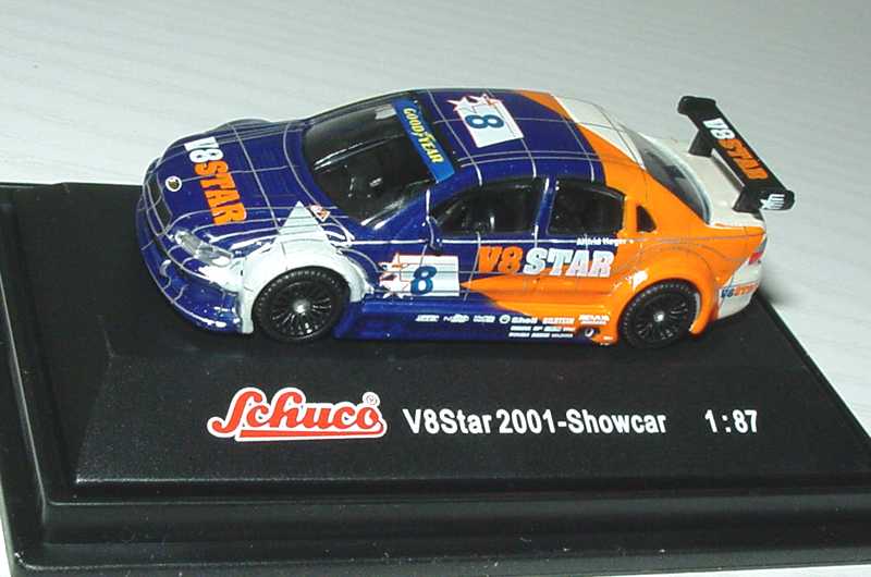 Foto 1:87 V8 Star 2001 Opel Omega Showcar V8 Star Nr.8, Heger Schuco 21622