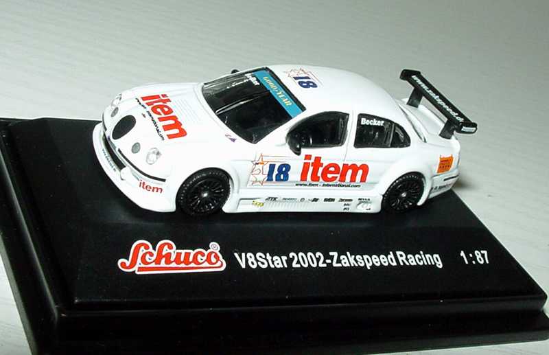 Foto 1:87 V8 Star 2002 Jaguar S-Type Zakspeed, Item Nr.18, Becker Schuco 21628