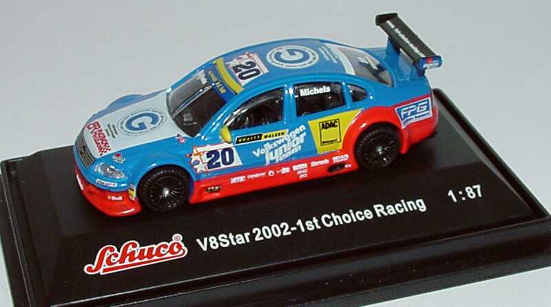 Foto 1:87 V8 Star 2002 VW Passat 1st Choice Racing, Volkswagen Junior Team Nr.20, Michels Schuco