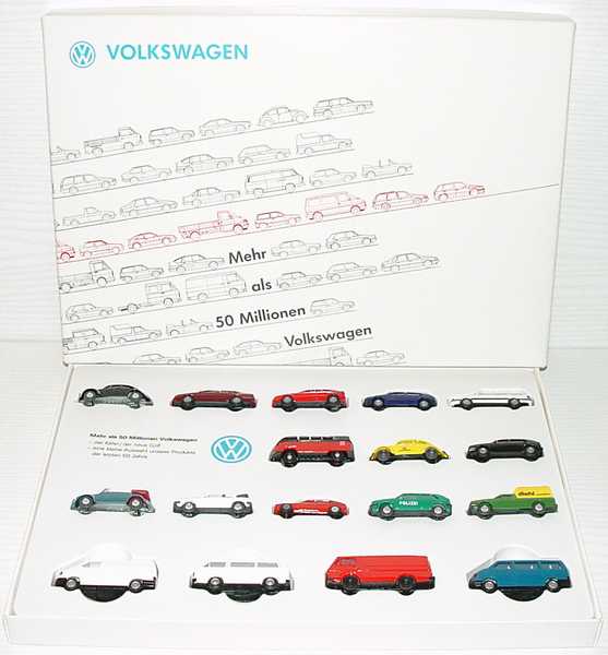 Foto 1:87 VW - Mehr als 50 Millionen Volkswagen (Setpackung mit 17 Modellautos)