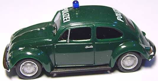 Foto 1:87 VW 1200 Polizei dunkelgrün herpa 044158