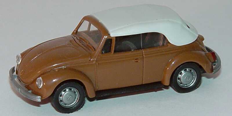 Foto 1:87 VW 1302 Cabrio braun geschlossen AMW/AWM