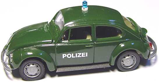 Foto 1:87 VW 1302 Polizei dunkelgrün AMW/AWM