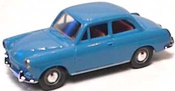 Foto 1:87 VW 1500 2türig blau Brekina 26002