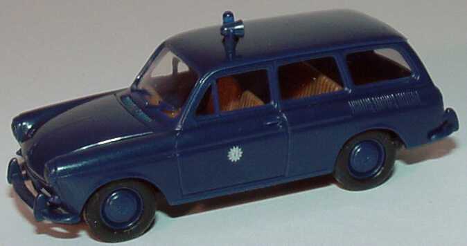 Foto 1:87 VW 1500 Variant Polizei dunkelblau Brekina 26512